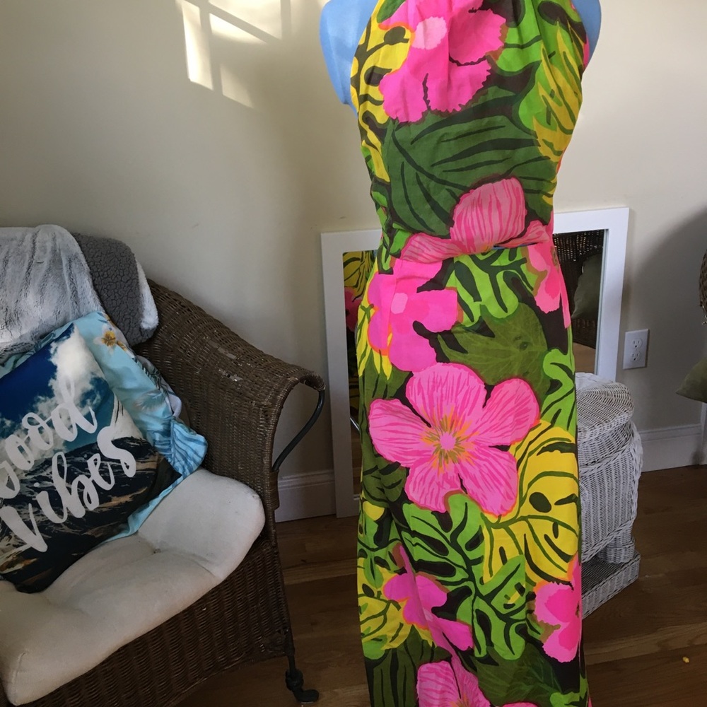 Vintage 2 piece crop and skirt set